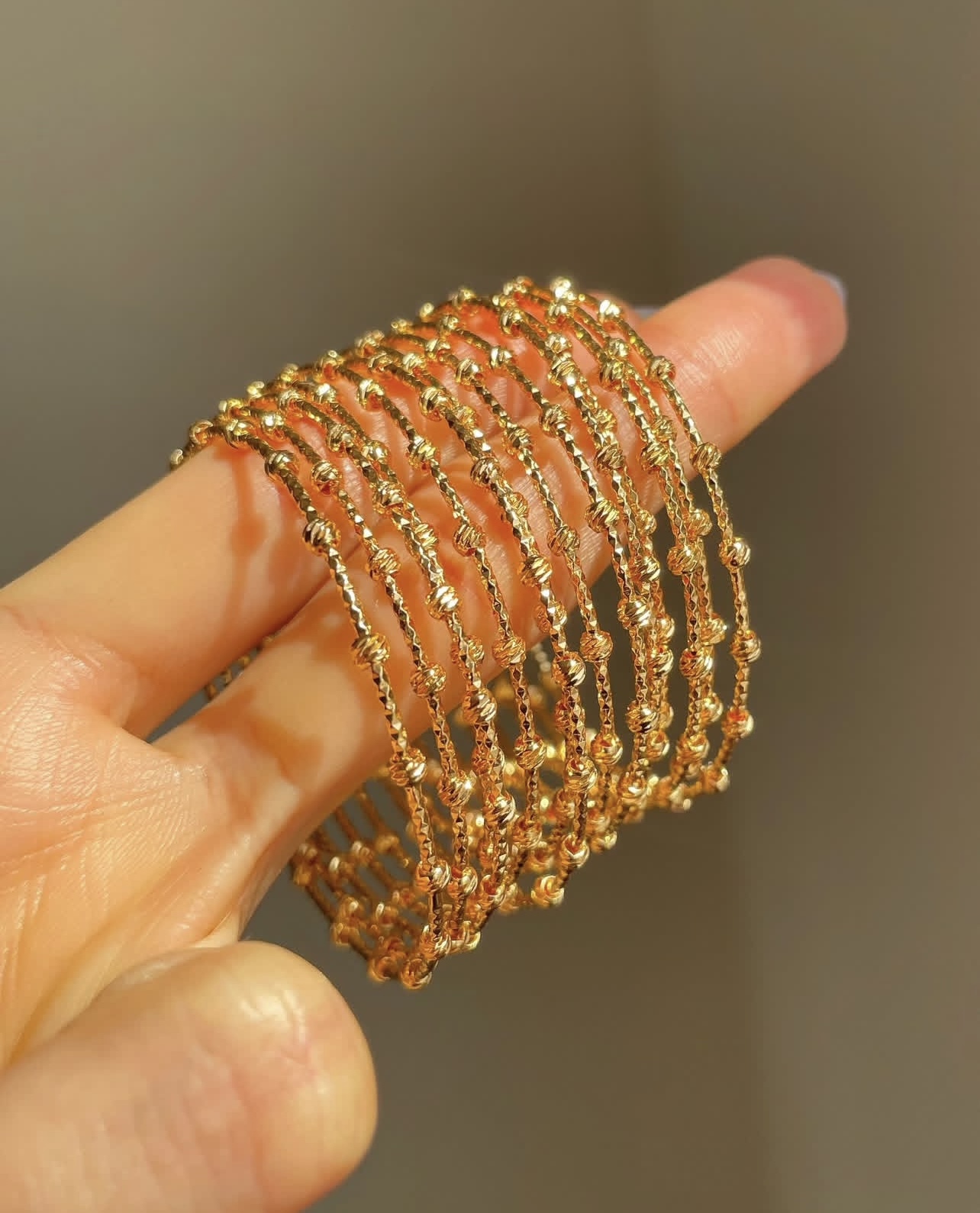 النگو زنانه طلایی البرنادو لوکس و نمادار