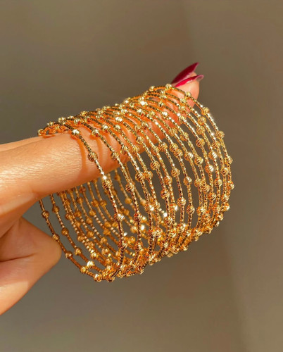 النگو زنانه طلایی البرنادو لوکس و نمادار