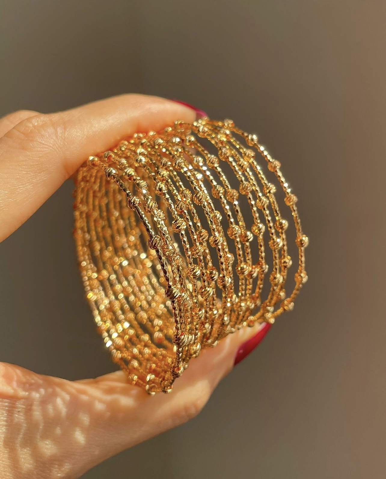 النگو زنانه طلایی البرنادو لوکس و نمادار